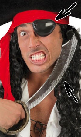 Sciabola Pirata Toppa