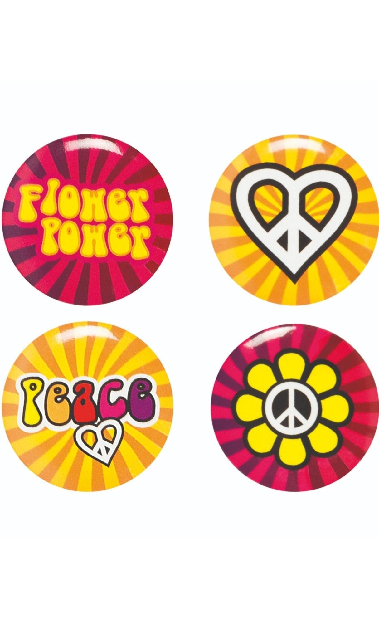 Set di Spille Hippie Flower