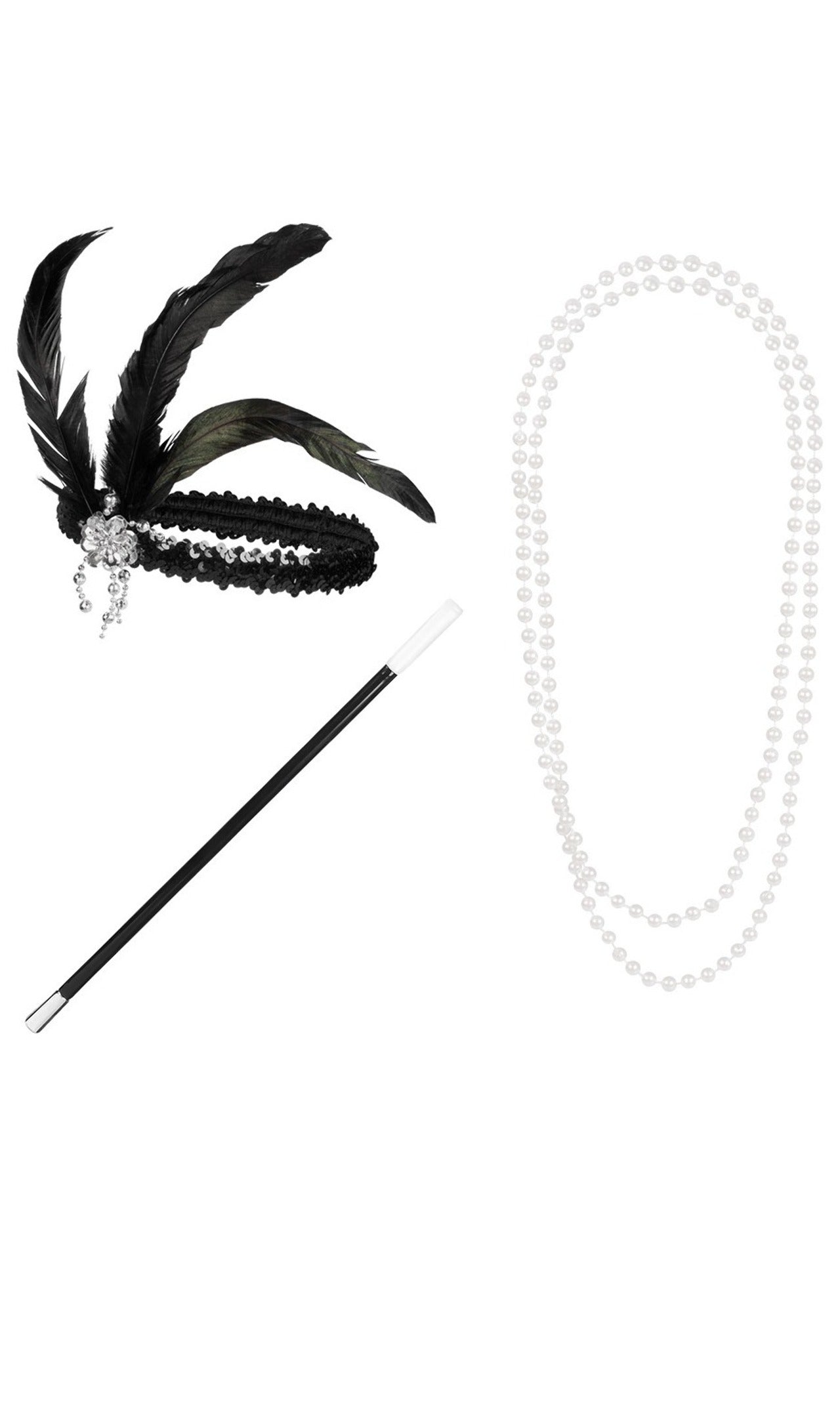 Set Charleston Flapper perle