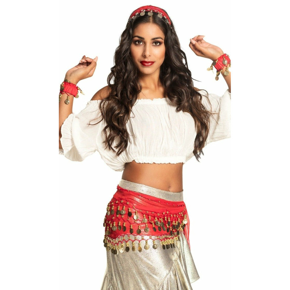 Set de Zíngara Rojo | Don Disfraz