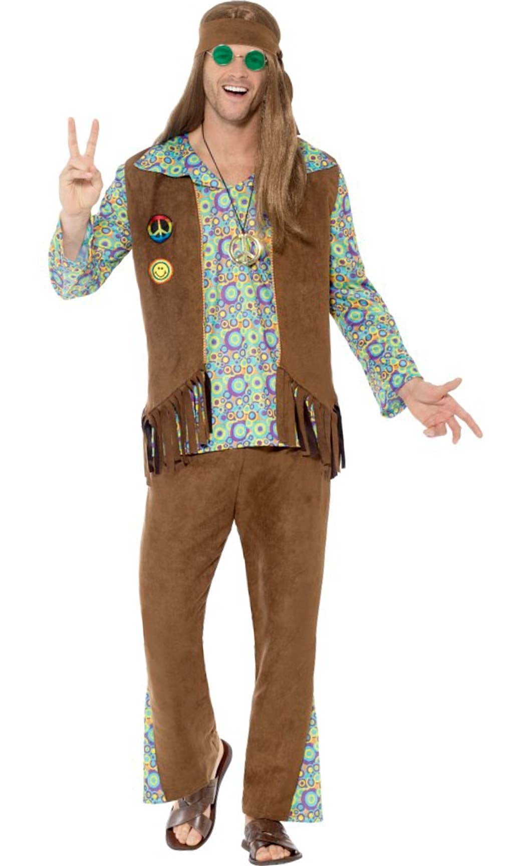 Costume da Hippie Smile uomo