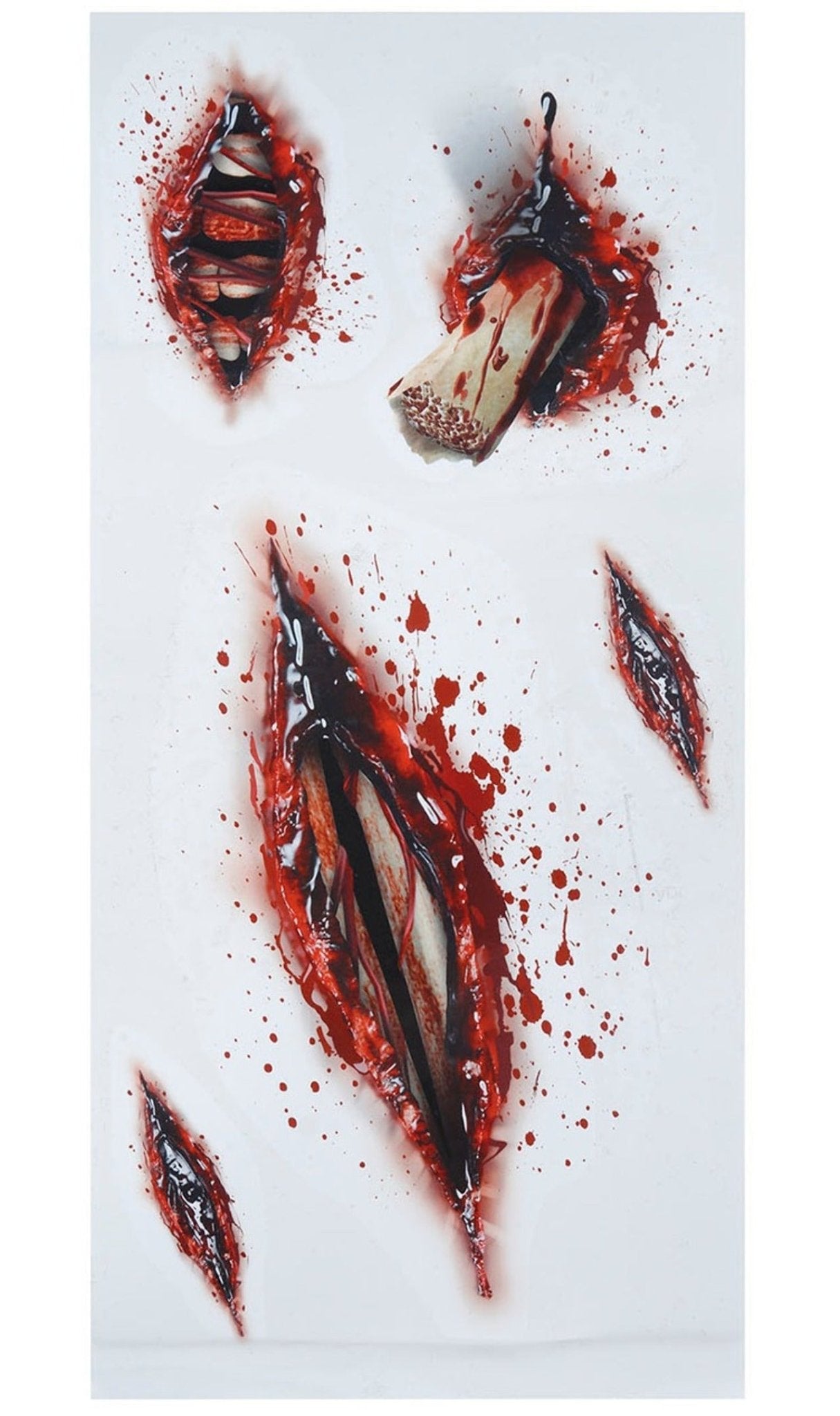 Tatuaggi con ferite sanguinanti