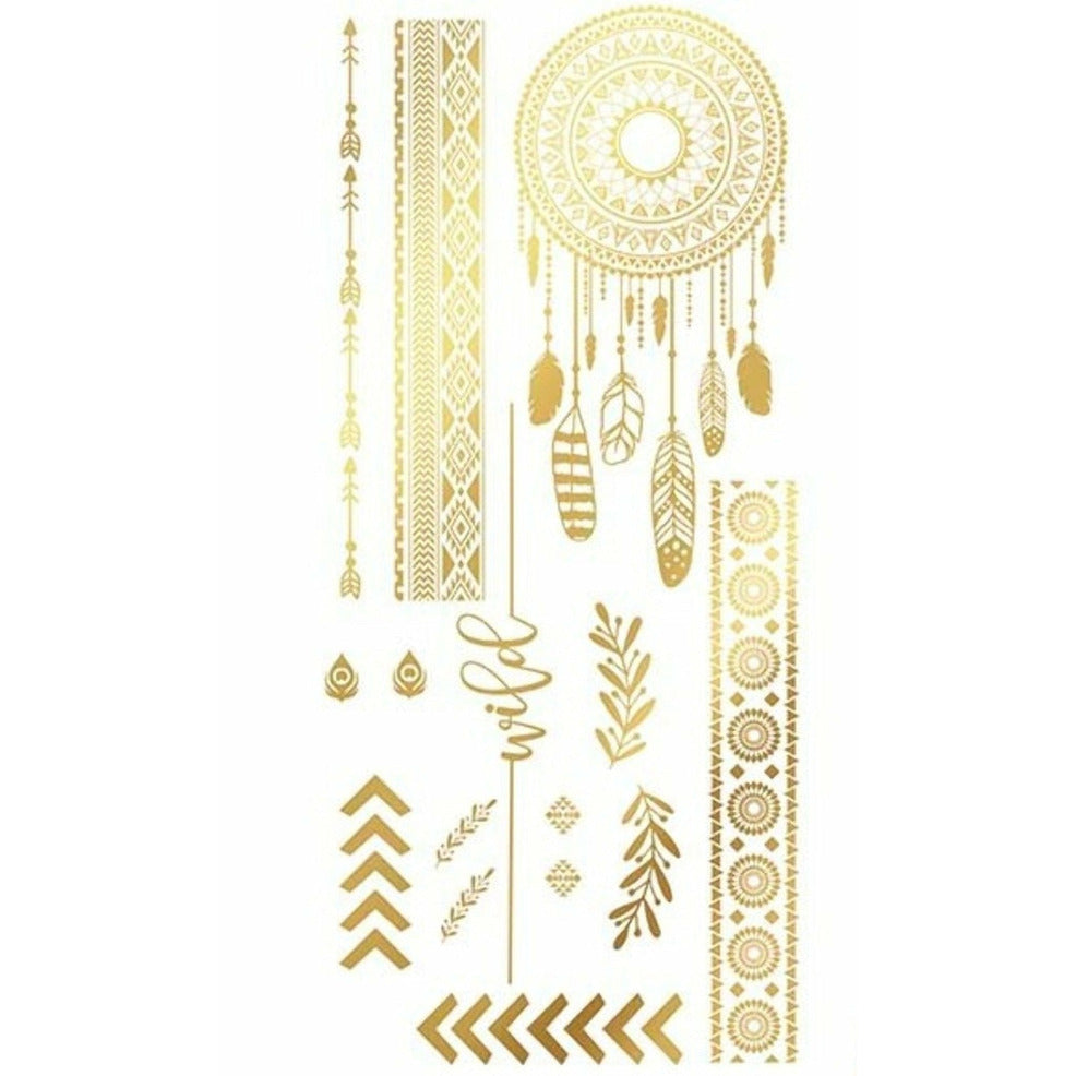 Tatuajes Hippie Dorados | Don Disfraz
