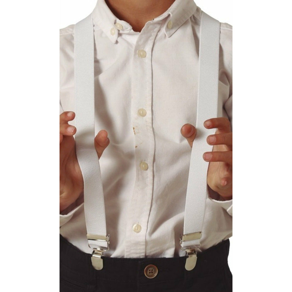 Tirantes Blancos infantil | Don Disfraz
