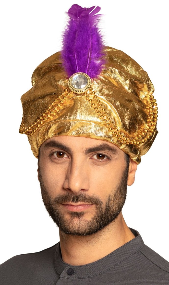 Turbante Arabo Dorato