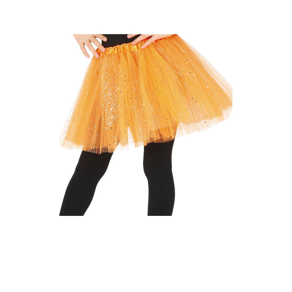 Tutú Naranja Brillante infantil | Don Disfraz