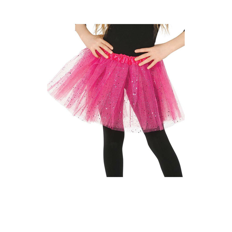 Tutú Rosa Brillante infantil | Don Disfraz