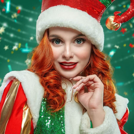 Costume Da Elfo Natalizio Per Una Donna - Foto 7