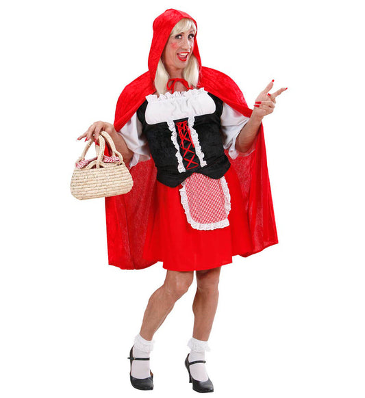 Donne ragazza Cappuccetto Rosso Halloween Costume Knee Length Gonna E  Cappuccio Rimovibile Capo