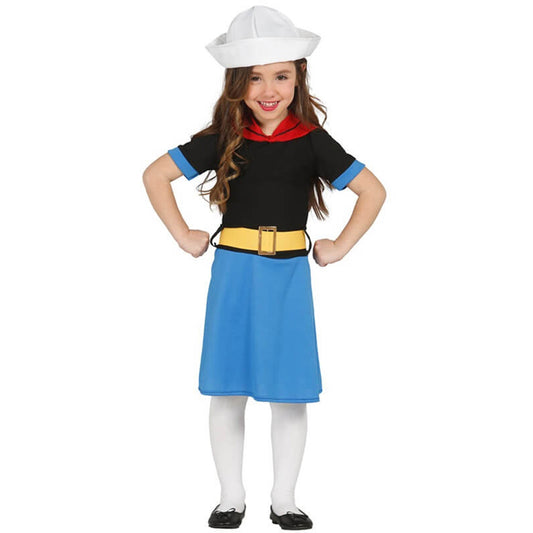 Costume da marinaio di Braccio di Ferro per bambina