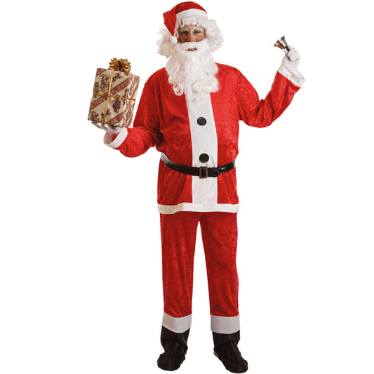 Costume da Babbo Natale Bottoni per adulto