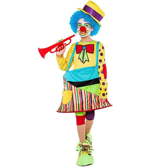 Costume da Clown Multicolore per bambina