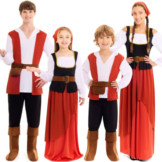 Costumi di gruppo da Oste Locandiere Medievale