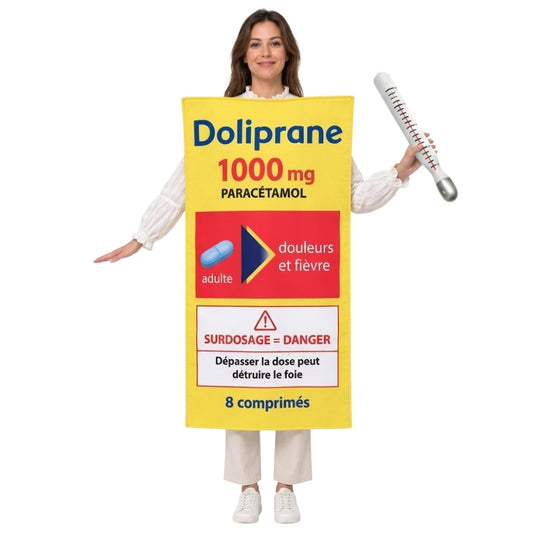 Costume da Doliprane Paracetamolo per adulto