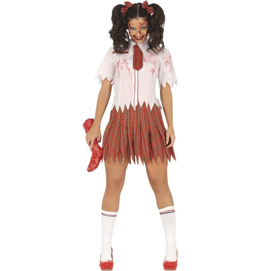 Costume da Collegiale Zombie per donna