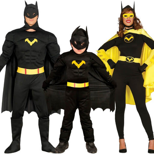 Costumi di gruppo da Batman e Batgirl