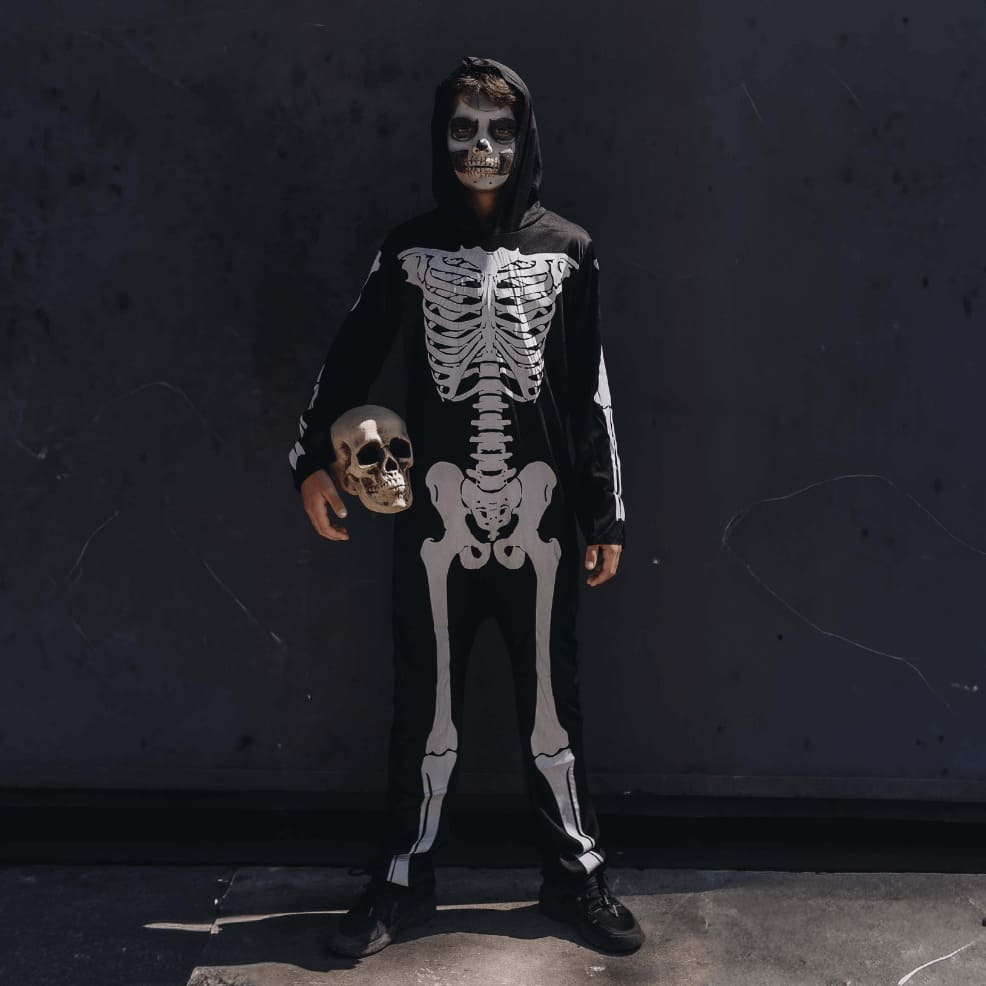 Disfraz esqueleto niño
