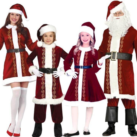 Costumi di gruppo da Mamma e Babbo Natale
