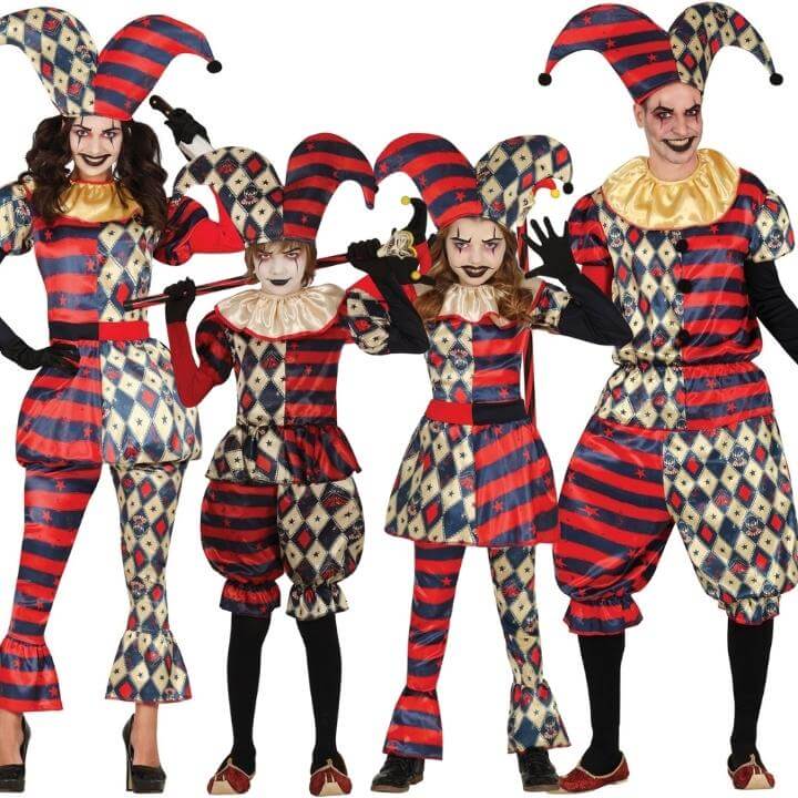 Costumi di gruppo da Arlecchino Demoniaco