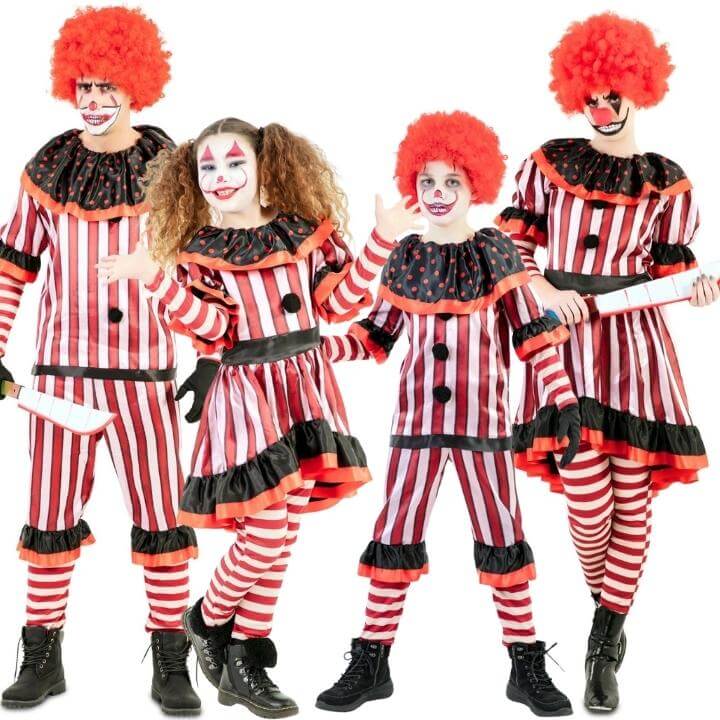 Costumi di gruppo da Pagliacci Minacciosi