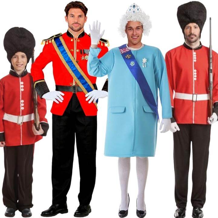 Costumi di gruppo da Famiglia Reale Inglese