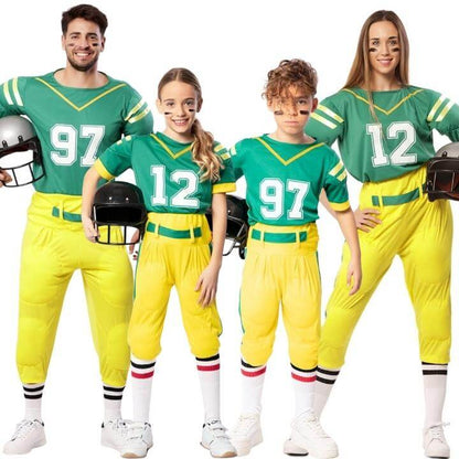 Costumi di gruppo da Giocatori di Rugby verdi