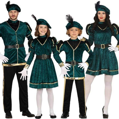 Costumi di gruppo da Paggio Reale Verde