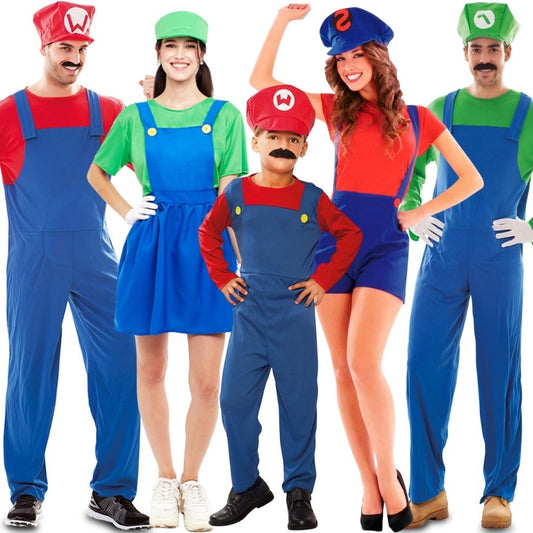 Costumi di gruppo da Mario e Luigi Bros