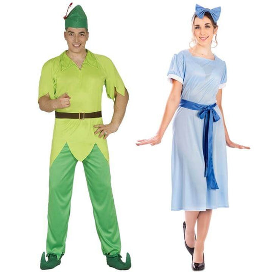 Costumi di coppia da Peter Pan e Wendy