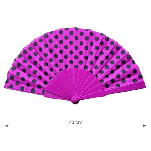 Ventaglio Flamenco Fucsia e Nero