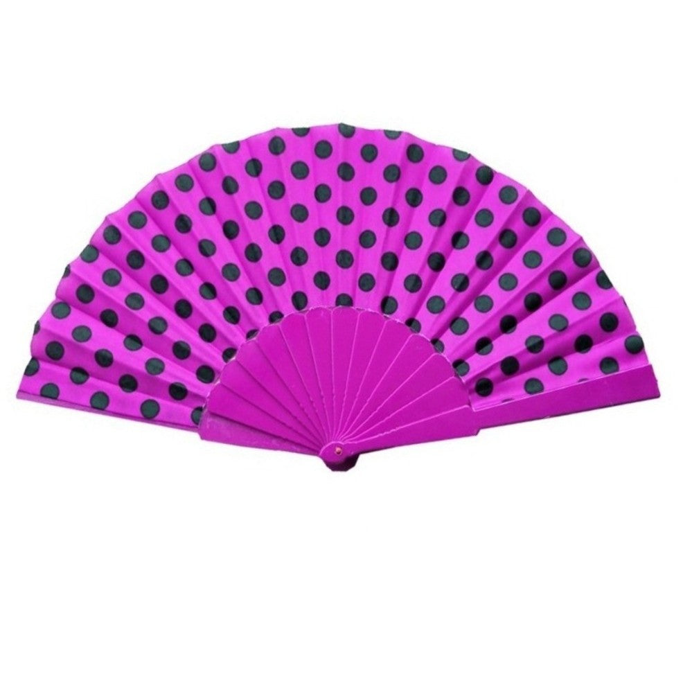 Ventaglio Flamenco Fucsia e Nero