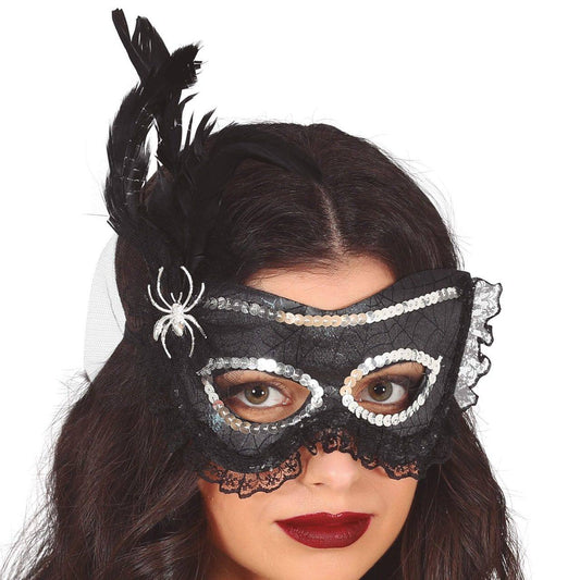 Maschera Nera con Ragno