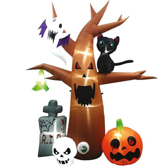 Albero gonfiabile di Halloween a led