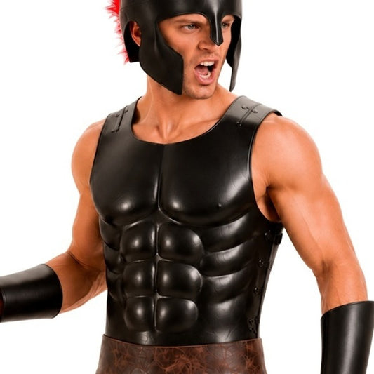 Armatura da Gladiatore in Pelle Nera