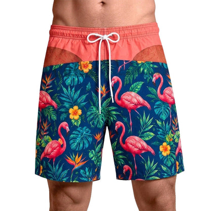 Costume da bagno Divertente Fenicotteri