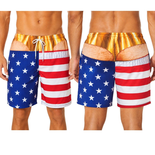Costume da bagno Divertente USA