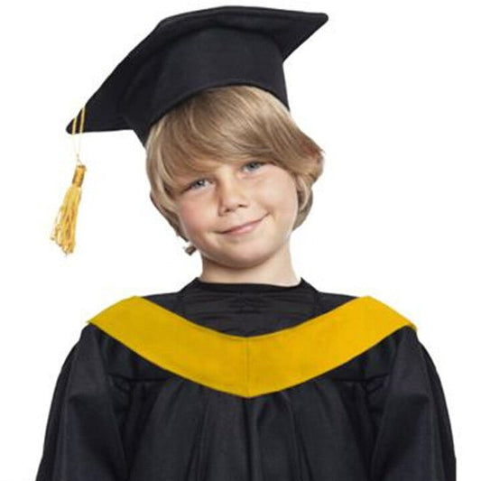Fascia da laureato gialla per bambini