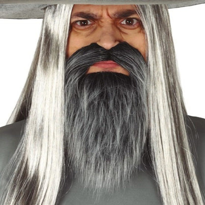 Barba con Baffi Grigio
