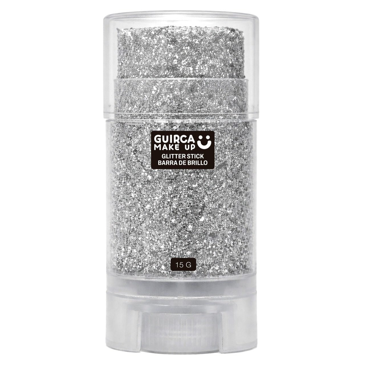 Barra Trucco Purpurina Glitterata Argento