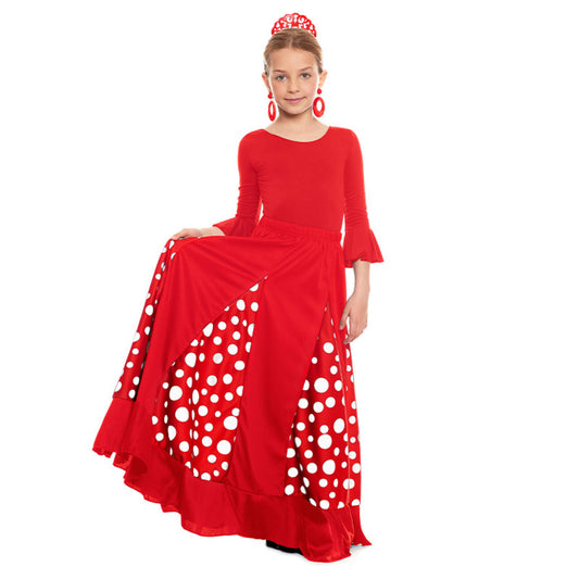 Body rosso da flamenco per bambini