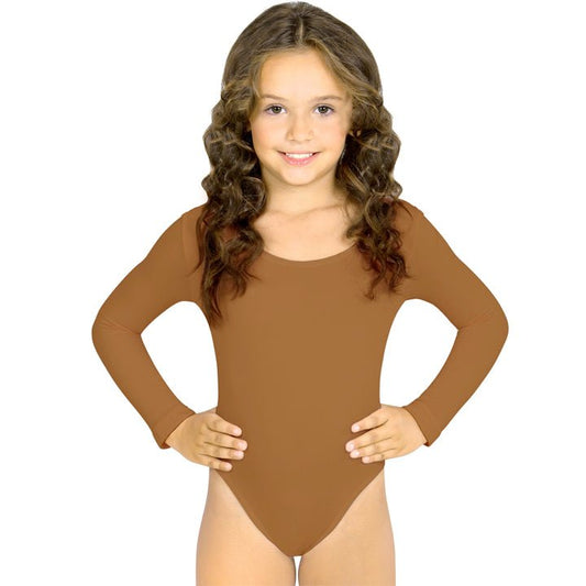 Body Marrone per bambina