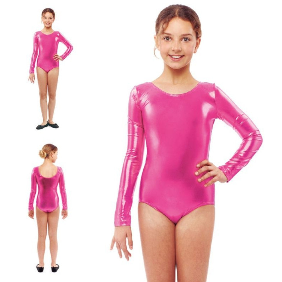 Body Rosa Metalizzato per bambini