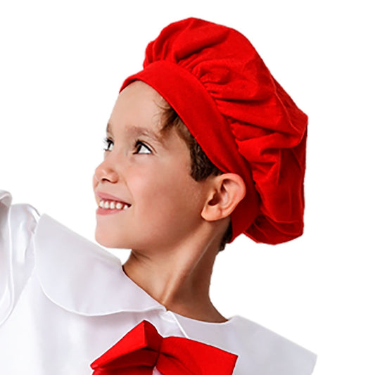 Berretto rosso da pittore per bambini