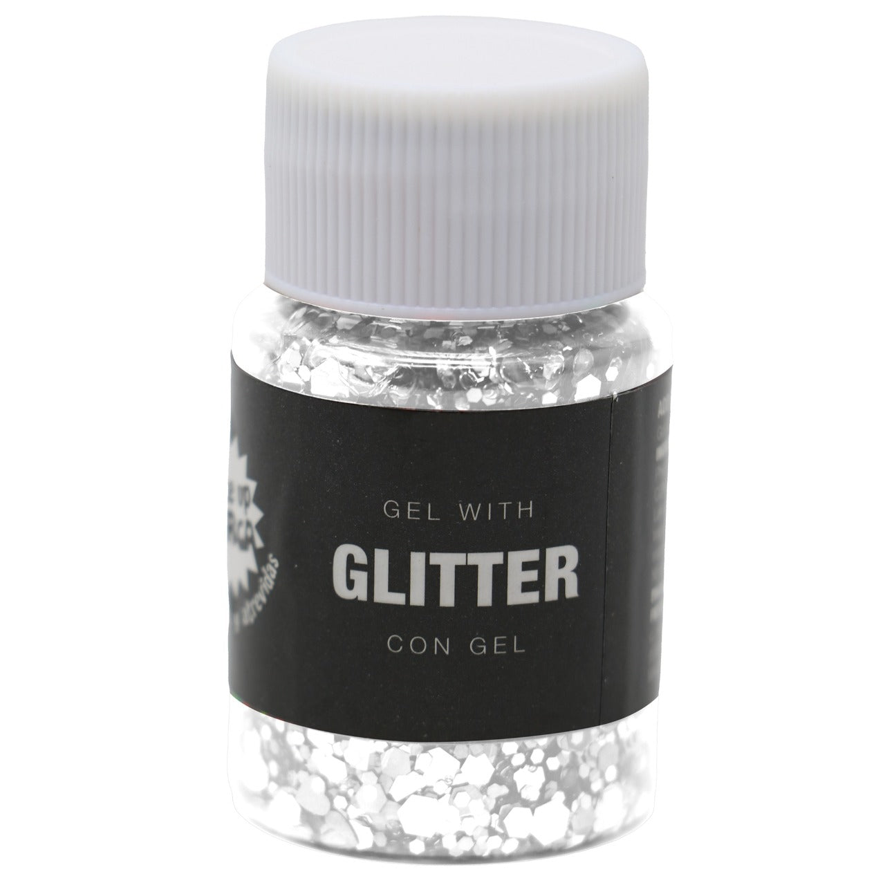 Barattolo di Gel glitterato Bianco