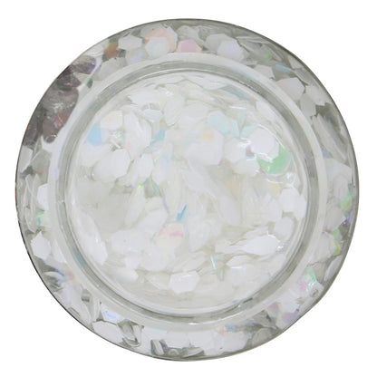 Barattolo di Gel glitterato Bianco