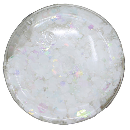 Barattolo di Gel glitterato Bianco