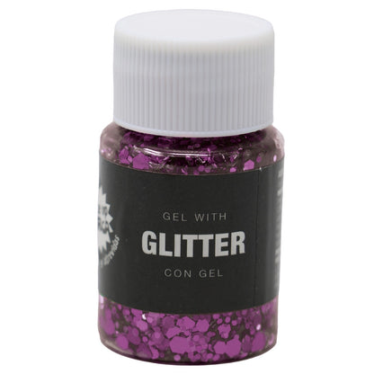 Barattolo di Gel Glitterato Lilla