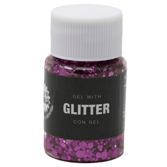 Barattolo di Gel Glitterato Lilla
