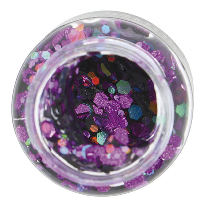Barattolo di Gel Glitterato Lilla