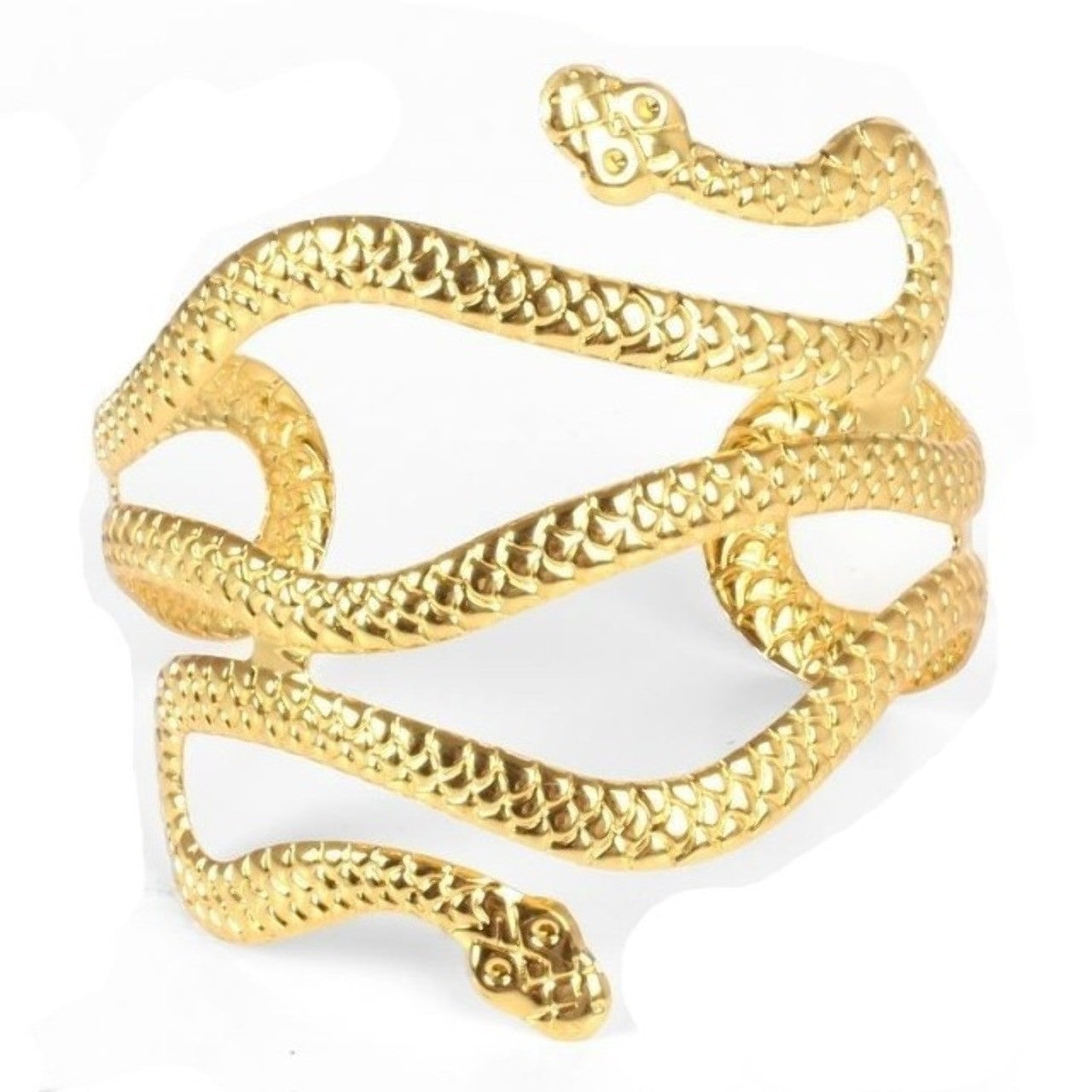 Bracciale serpente d'oro